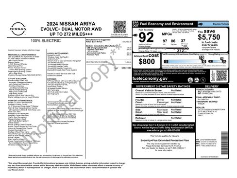 Certified 2024 Nissan Ariya AWD image 11