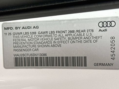 Used 2025 Audi A5 2.0T Premium Plus w/ Premium Plus AWD/4WD image 47