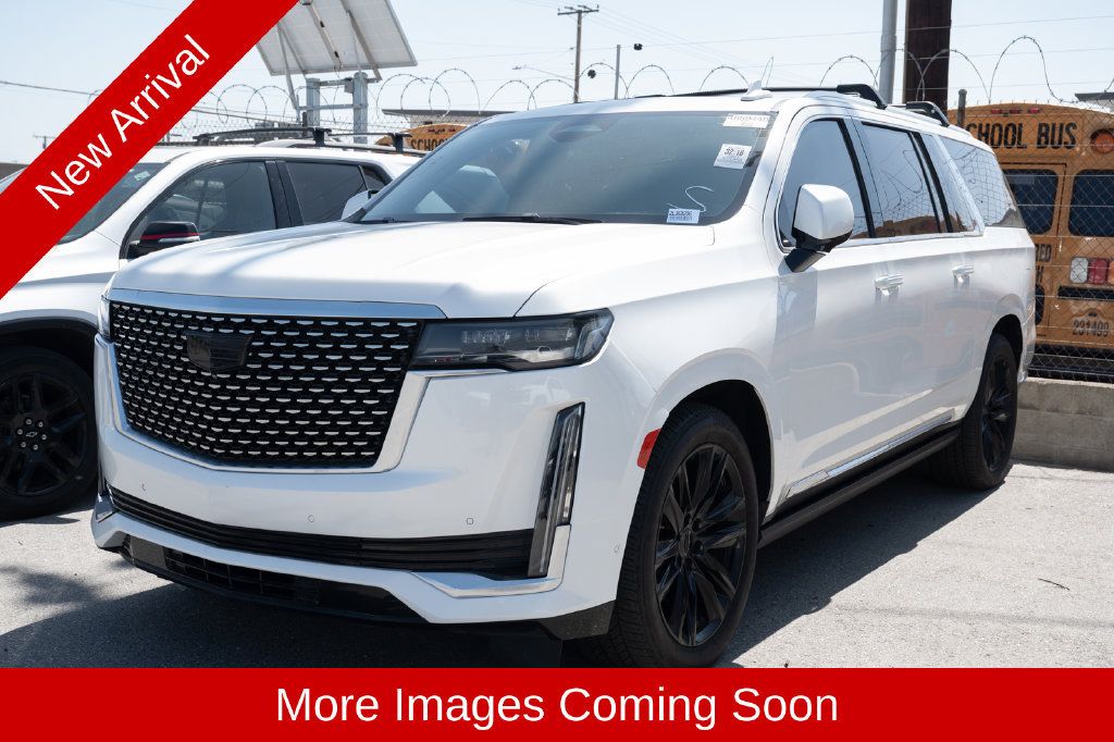 Used 2021 Cadillac Escalade ESV Premium Luxury w/ Driver Assist Tech Package RWD image 1