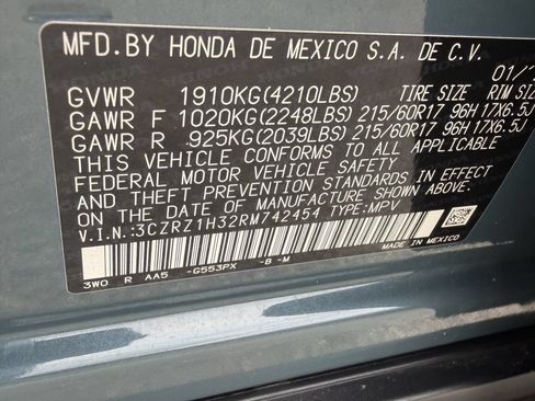 Used 2024 Honda HR-V LX image 33