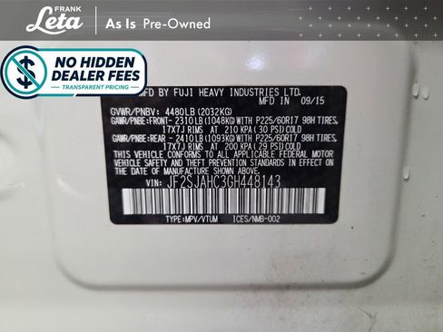 Used 2016 Subaru Forester 2.5i Limited AWD/4WD image 27