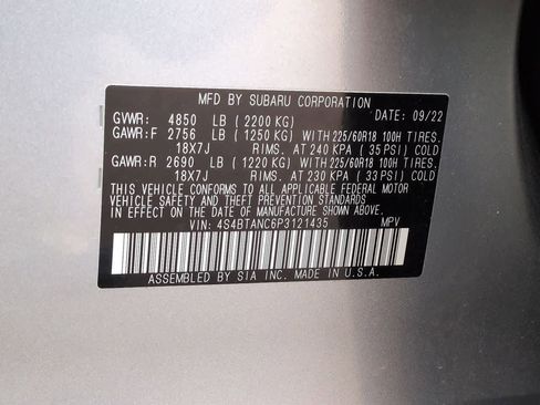 Used 2023 Subaru Outback Limited image 38