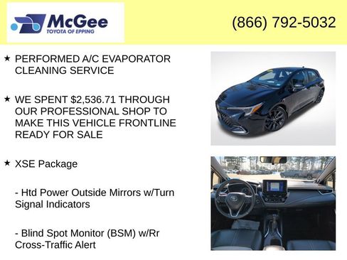 Used 2023 Toyota Corolla XSE image 8