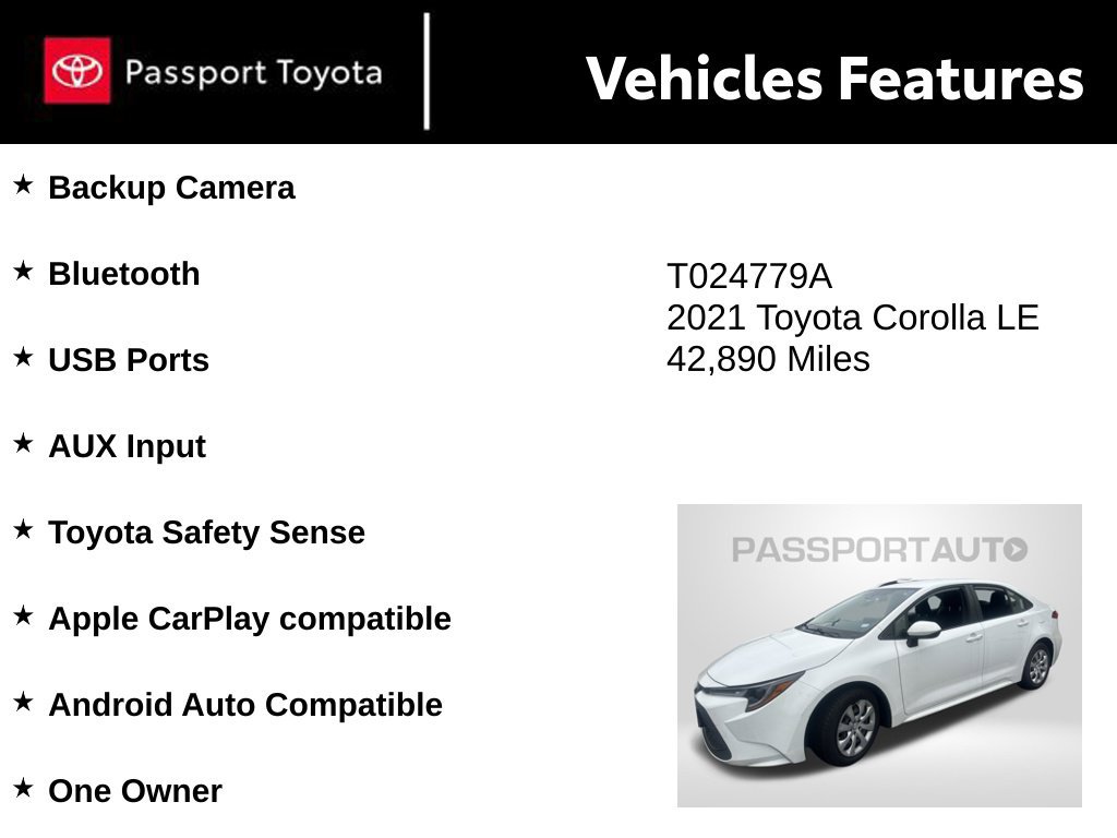 Used 2021 Toyota Corolla LE FWD image 9