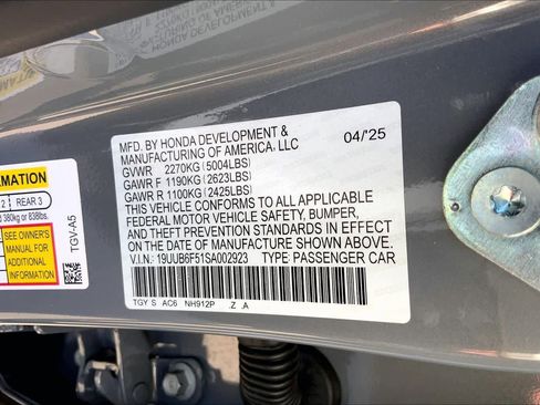 Certified 2025 Acura TLX SH-AWD w/ A-SPEC Pkg image 33