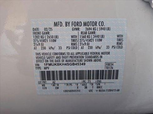 Used 2025 Ford Explorer ST-Line w/ ST-Line Street Pack image 23