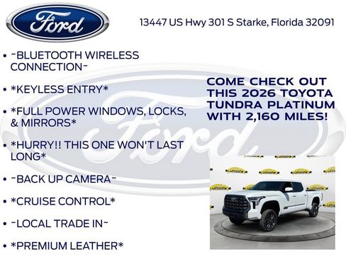 Used 2026 Toyota Tundra Platinum AWD/4WD image 10