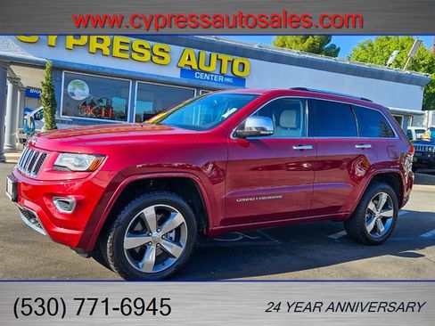 Used 2014 Jeep Grand Cherokee Overland w/ Advanced Technology Group AWD/4WD image 1