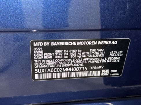 Used 2021 BMW X5 xDrive45e w/ M Sport Package AWD/4WD image 38
