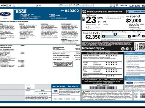 Used 2024 Ford Edge SEL w/ Convenience Package AWD/4WD image 31