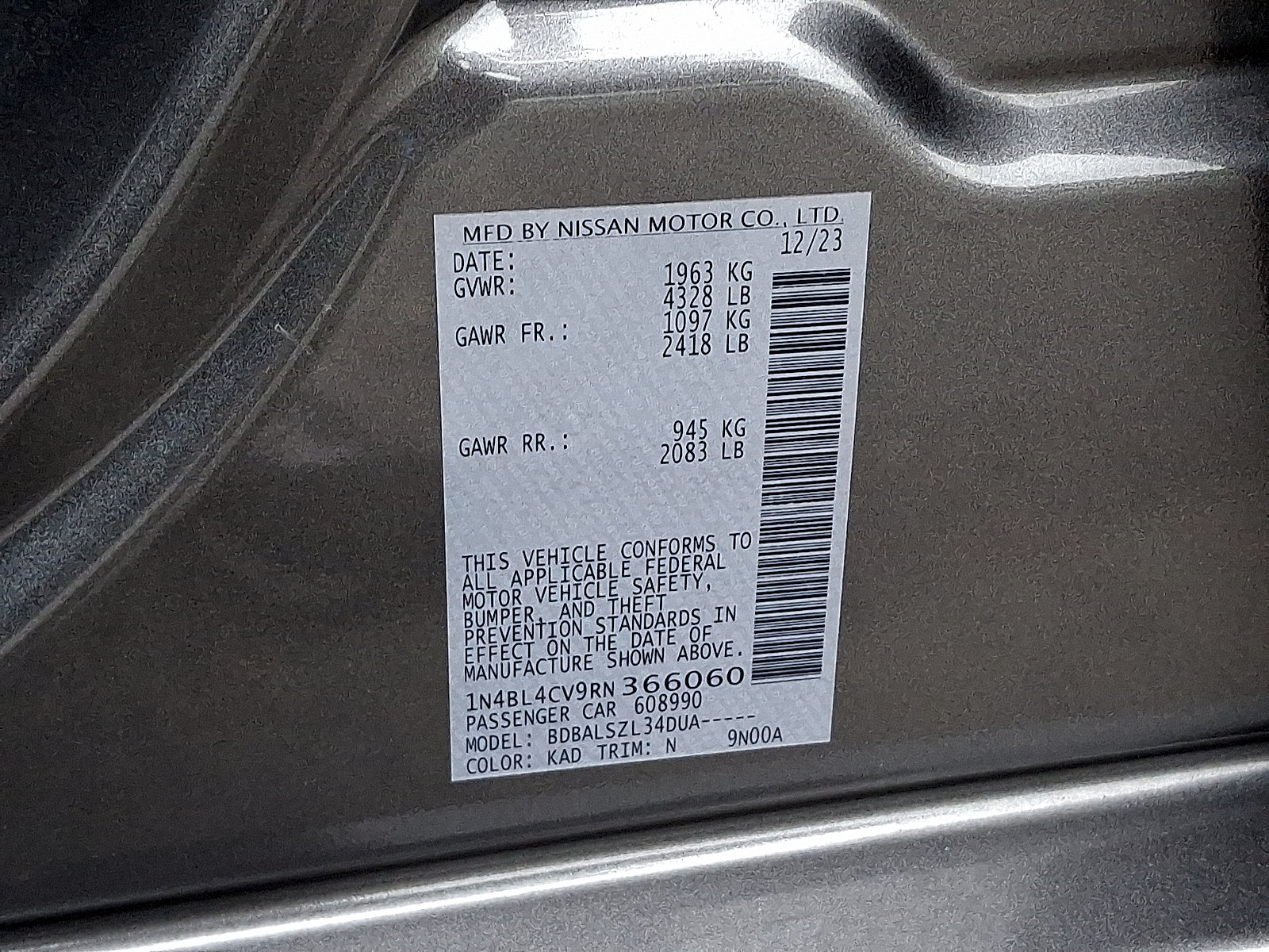 Used 2024 Nissan Altima 2.5 SR FWD image 26