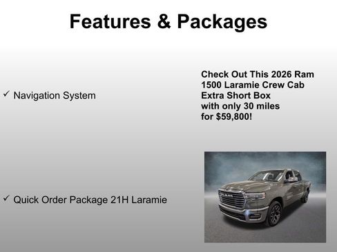 Used 2026 RAM 1500 Laramie AWD/4WD image 4