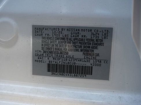 New 2025 Nissan Versa SV image 25