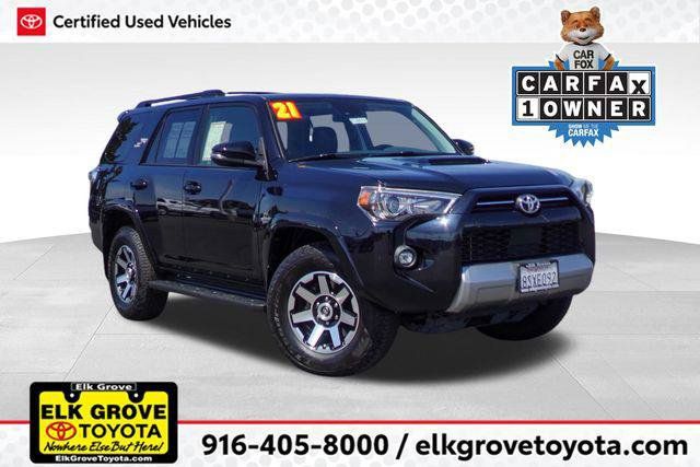 Certified 2021 Toyota 4Runner TRD Off-Road Premium w/ Moonroof Package AWD/4WD image 1
