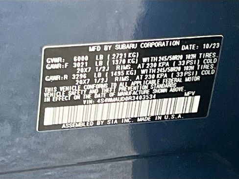 Used 2024 Subaru Ascent Limited w/ Technology Package image 35