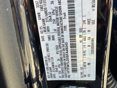 Used 2025 Ford F150 Platinum w/ Equipment Group 702A High AWD/4WD image 52