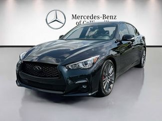 Used 2023 INFINITI Q50 Red Sport 400 w/ Black Opal Edition RWD video 1