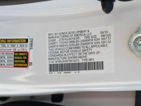 New 2026 Honda Odyssey EX-L image 31