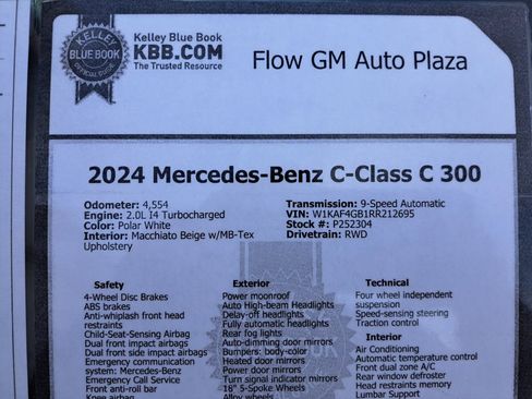 Used 2024 Mercedes-Benz C 300 Sedan image 39