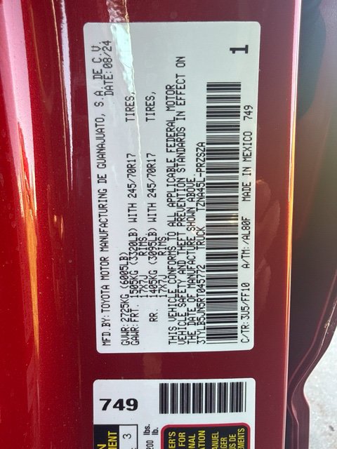 Used 2024 Toyota Tacoma SR5 AWD/4WD image 45
