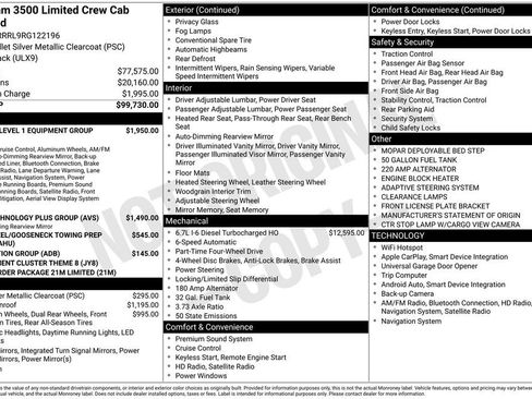 Certified 2024 RAM 3500 Limited AWD/4WD image 52