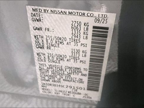 New 2025 Nissan Pathfinder Platinum w/ Lighting Package (N93) image 38