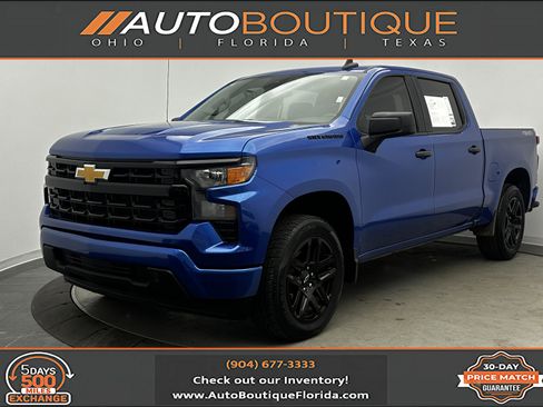 Used 2022 Chevrolet Silverado 1500 Custom w/ LPO, Dark Essentials Package image 1