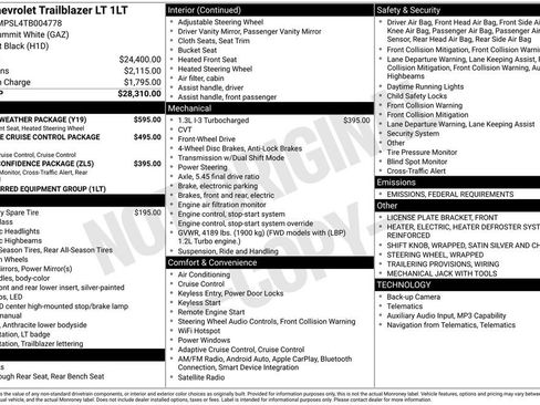 New 2026 Chevrolet TrailBlazer LT w/ LT Cold Weather Package image 4