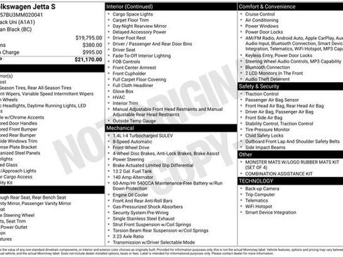Used 2021 Volkswagen Jetta S FWD image 4