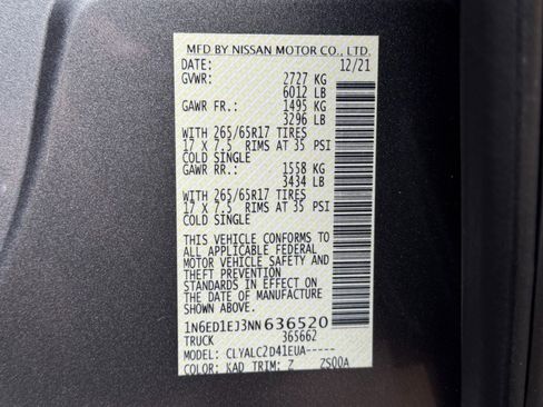 Used 2022 Nissan Frontier SV RWD image 39