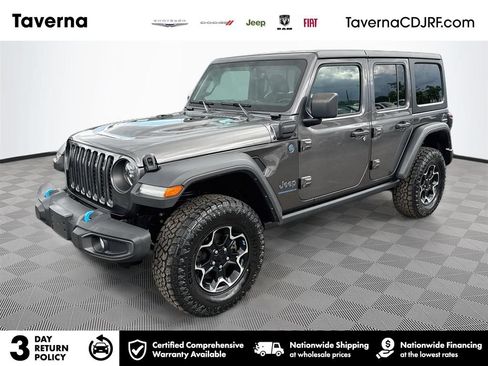 Used 2023 Jeep Wrangler Unlimited Rubicon 4xe w/ Cold Weather Group AWD/4WD image 1