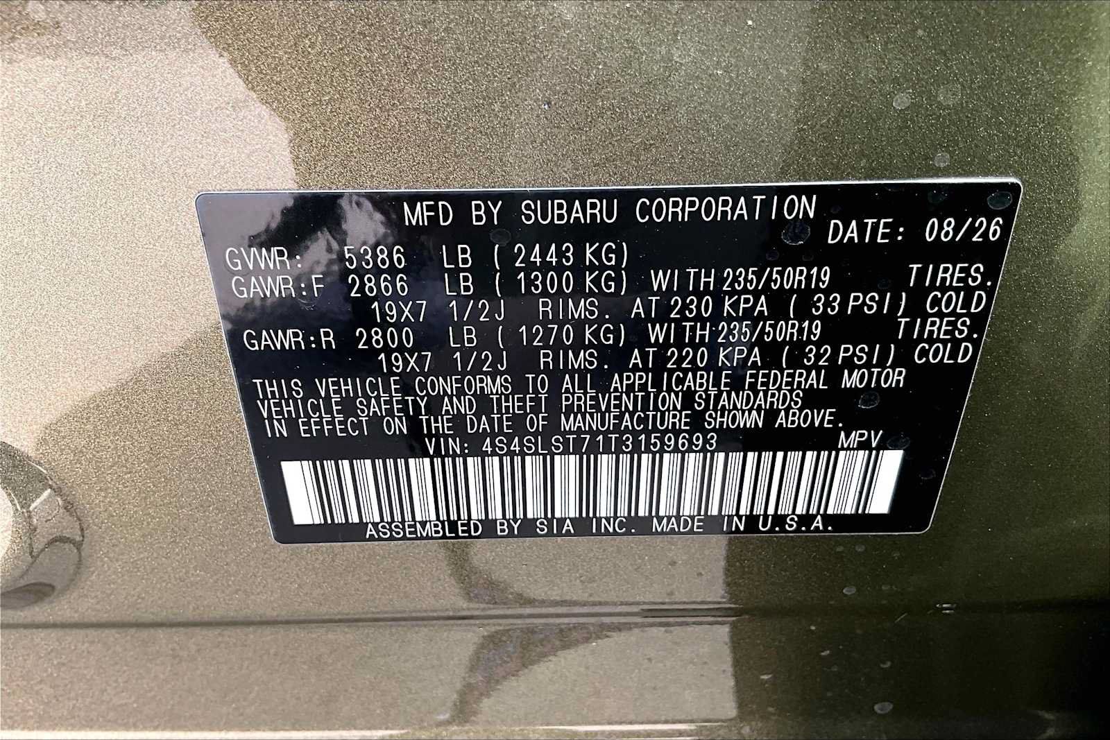 New 2026 Subaru Forester Touring AWD/4WD image 18