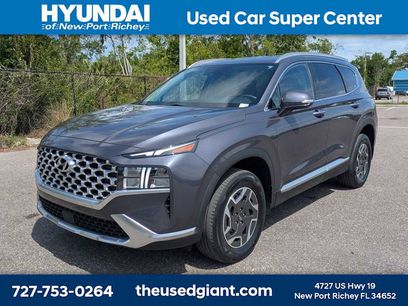 Used 2021 Hyundai Santa Fe Blue
