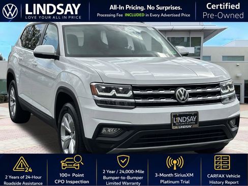 Certified 2020 Volkswagen Atlas SE image 1