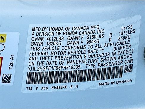 Used 2023 Honda Civic Touring image 32