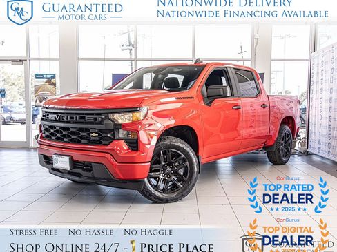 Used 2022 Chevrolet Silverado 1500 Custom w/ LPO, Dark Essentials Package AWD/4WD image 1