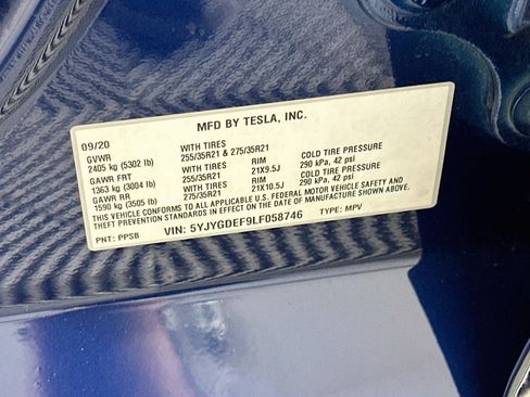 Used 2020 Tesla Model Y Performance AWD/4WD image 12