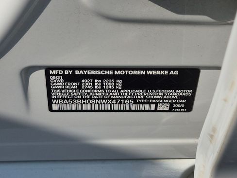 Used 2022 BMW 530i w/ M Sport Package RWD image 41