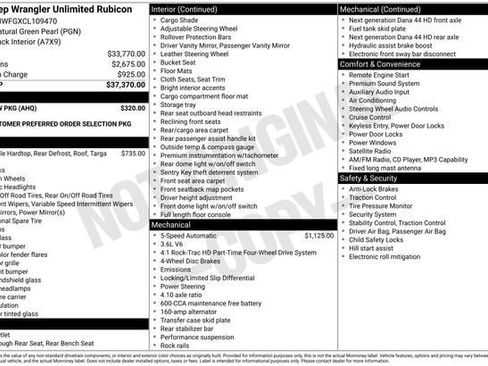 Used 2012 Jeep Wrangler Unlimited Rubicon w/ Max Tow Pkg AWD/4WD image 32
