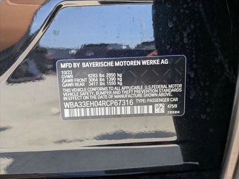 Certified 2024 BMW 740i xDrive AWD/4WD image 16