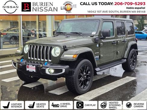 Used 2022 Jeep Wrangler Unlimited Sahara w/ Cold Weather Group image 1