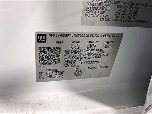 New 2026 GMC Sierra 1500 AT4X AWD/4WD image 14