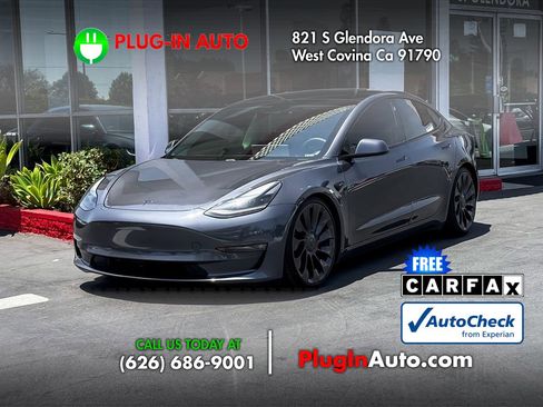 Used 2021 Tesla Model 3 Performance AWD/4WD image 1