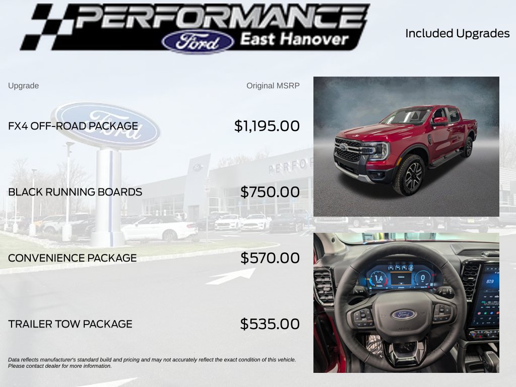 Used 2026 Ford Ranger Lariat w/ FX4 Off-Road Package AWD/4WD image 5