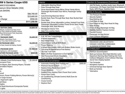 Used 2014 BMW 650i Coupe image 1