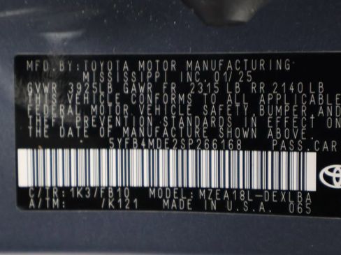 Certified 2025 Toyota Corolla LE FWD image 17