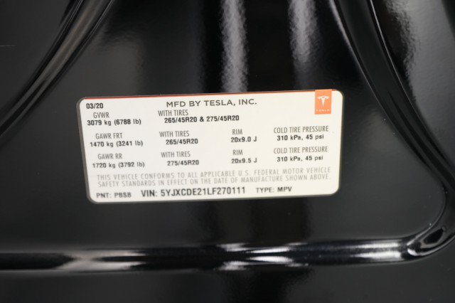 Used 2020 Tesla Model X Long Range AWD/4WD image 20