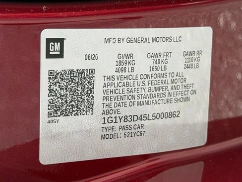 Used 2020 Chevrolet Corvette Stingray Premium Conv w/ 3LT Preferred Equipment Group RWD image 29