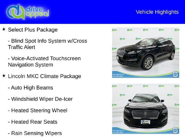 Used 2019 Lincoln MKC Select w/ Select Plus Package AWD/4WD image 12