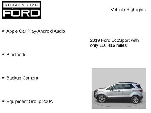 Used 2019 Ford EcoSport SE w/ SE Convenience Package AWD/4WD image 7